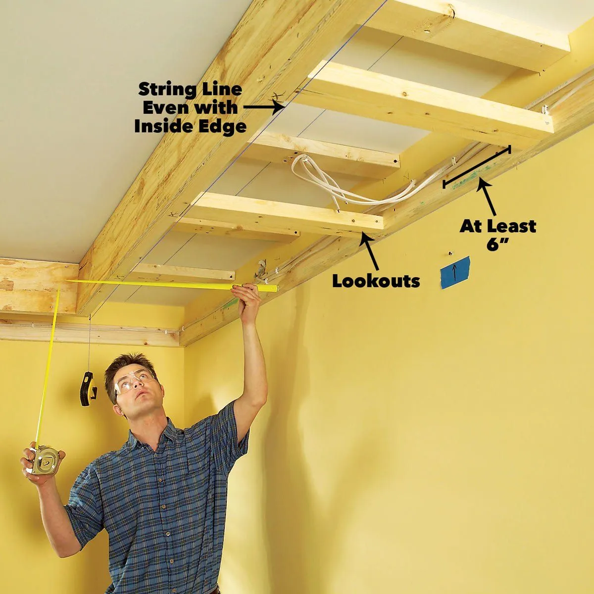 How To Build a Soffit Box with Recessed Lighting For Beginners